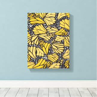 Toile Lienzo estampado mariposa monarca