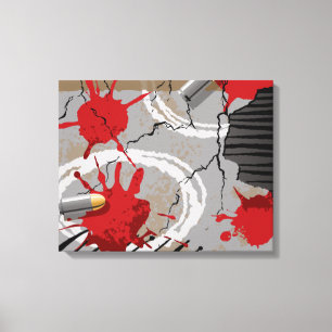 Toile Lieu du crime