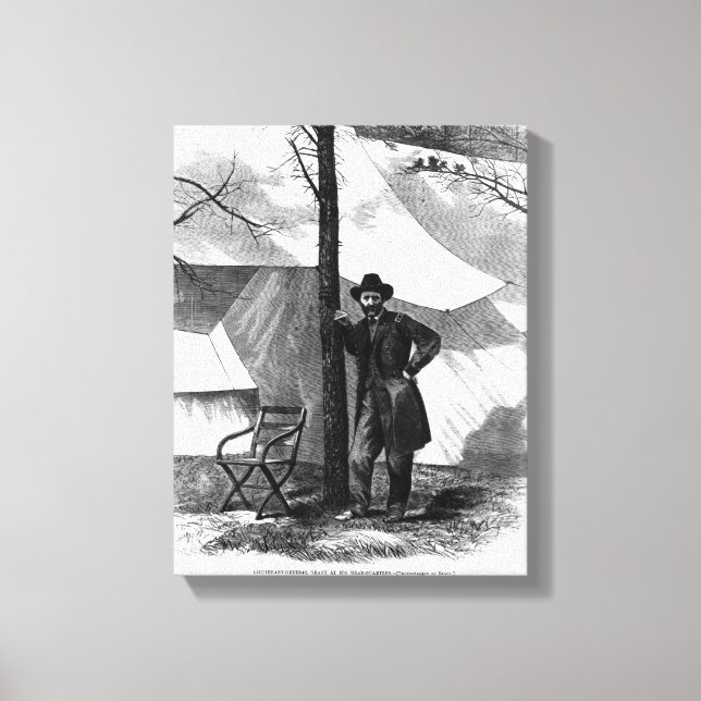 Toile Lieutenant-général Ulysses S. Grant (Recto)