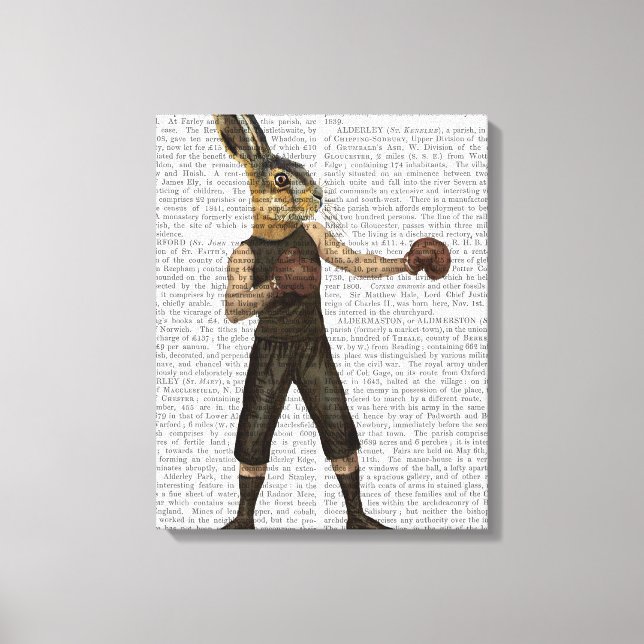 Toile Lièvre de boxe (Recto)