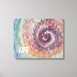 TOILE LIFE MUR ART IMPRIMER PAR L'ARTISTE PAULA REILLY.