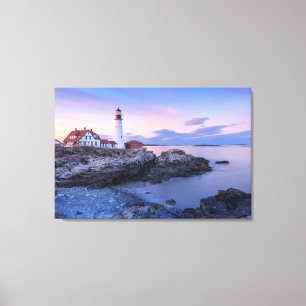 Toile Lighthouses Cape Elizabeth, Maine