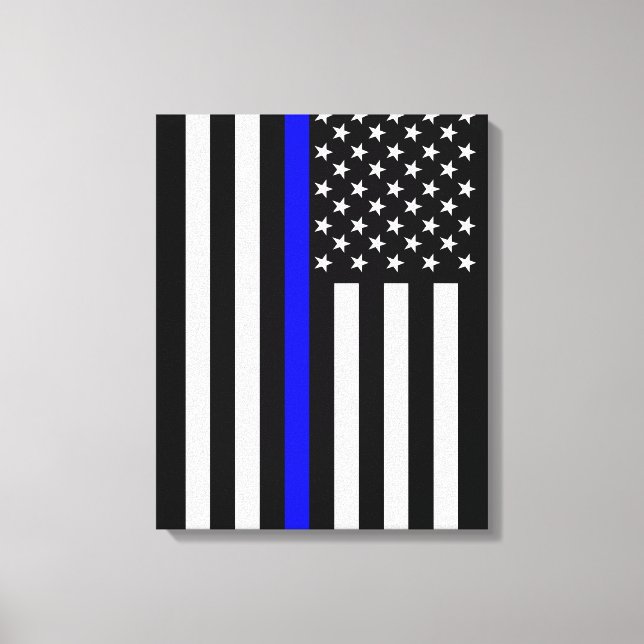 Toile Ligne Bleue fine aux États-Unis (Recto)
