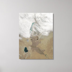 Toile Lignes distinctives des nuages