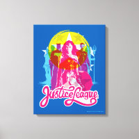 Ligue de Justice | Retro Group & Logo Pop Art
