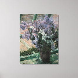 Toile Lilacs dans une fenêtre par Mary Cassatt, Art Vint