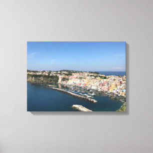 Toile L'île méditerranéenne en Italie