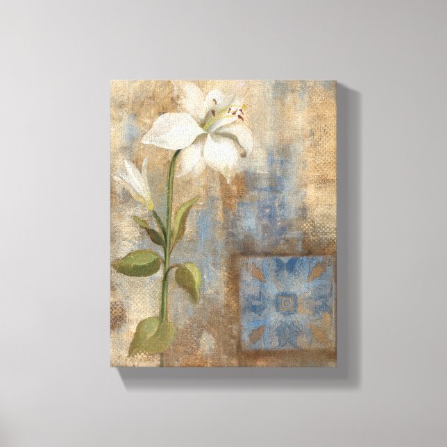 Toile Lily et carreaux (Recto)
