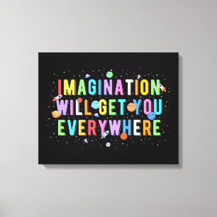 Toile L'Imagination Vous Attirera Partout