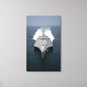 Toile L'indépendance littorale de bateau de combat