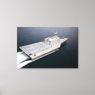 Toile L'indépendance littorale de bateau de combat