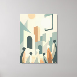 Toile L'instant avant - Doute et silence