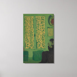 Toile L'intérieur vert