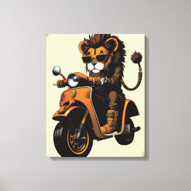 Toile Lion Canvas (Recto)