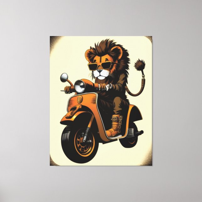 Toile Lion Canvas (Recto)