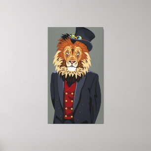Toile Lion classique