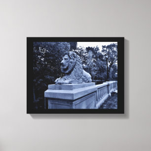 Toile Lion pensif
