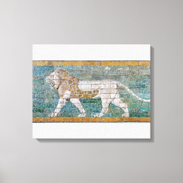 Toile Lion représentant Ishtar (Recto)