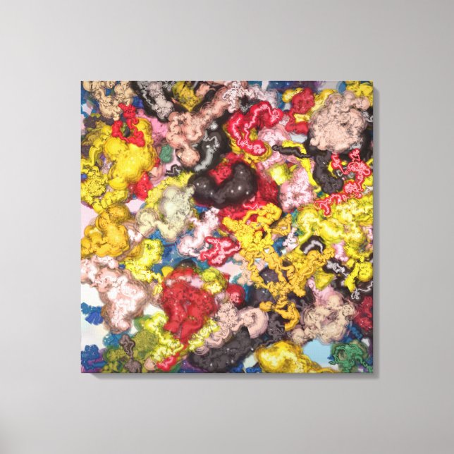 Toile Liquid Kinetic Painting  (Recto)