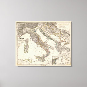 Toile L'Italie, cisalpina de Gallia, Sicilia, Sardaigne