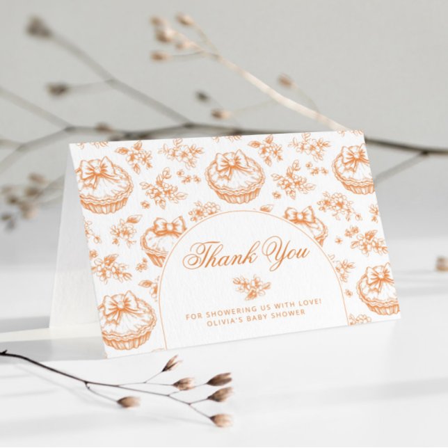 Toile Little Süsse Pie Babydusche Danke (Von Creator hochgeladen)