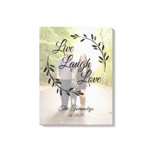 Live Laugh Love Photo et nom de famille