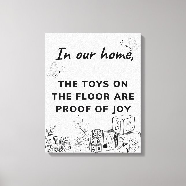 Toile Livingroom Funny Wall Art (Recto)