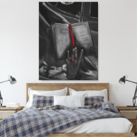 Livre de charbon de lune Lover Crison Wall Art