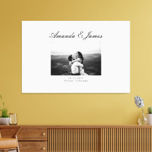 Toile Livre d'invité mariage Canvas Alternative Livre d'