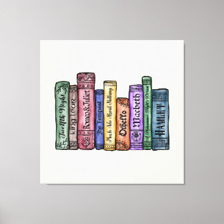 Toile Livres Shakespeare No.1