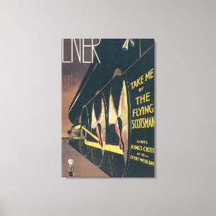 Toile LNER l'affiche de Vintage voyage de Scotsman de