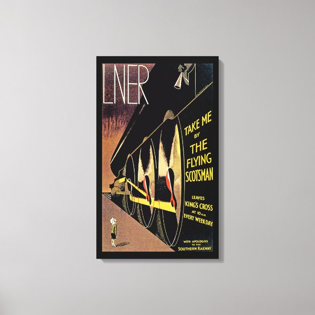 Toile LNER ~ The Flying Scotsman (Recto)