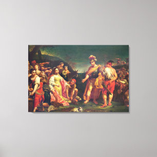 Toile L'offre d'Abigaïl avant David