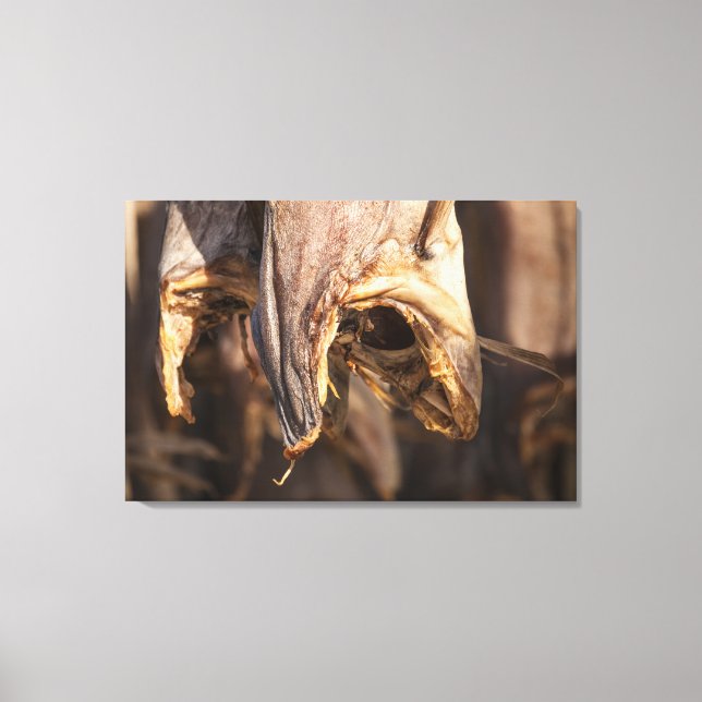 Toile Lofoten Islands Stockfish (Recto)