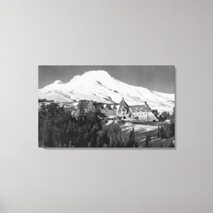 Toile Loge de Timerline et photographie de capot de Mt.