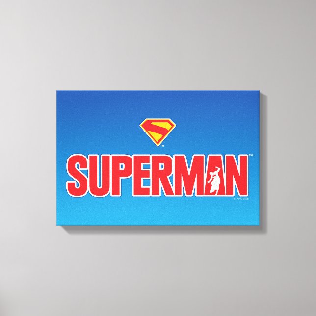Toile Logo classique Superman Bold (Recto)