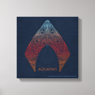 Toile Logo d'Aquaman   Paisley Aquaman