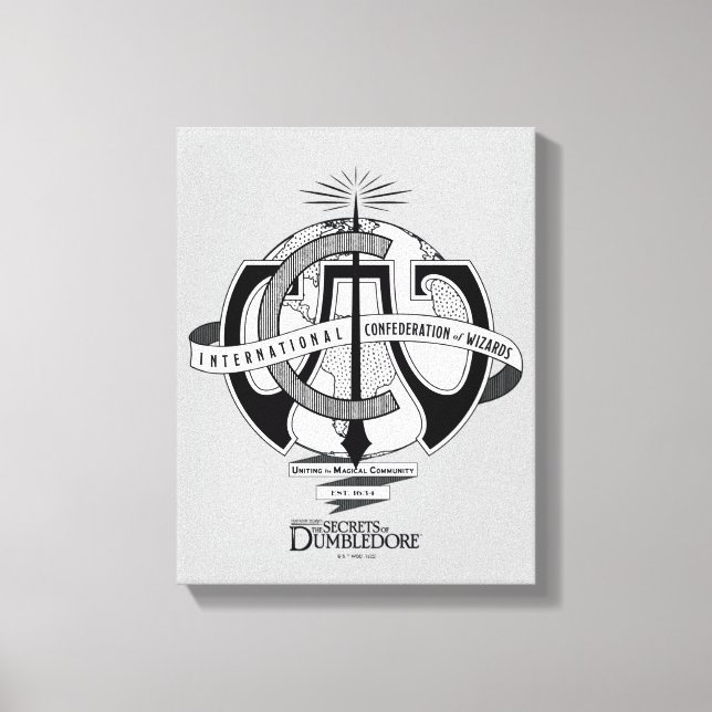 Toile Logo de la Confédération internationale des sorcie (Recto)