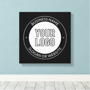 Toile Logo d'entreprise ou Modèle de texte de conception