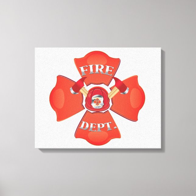 Toile Logo des pompiers (Recto)
