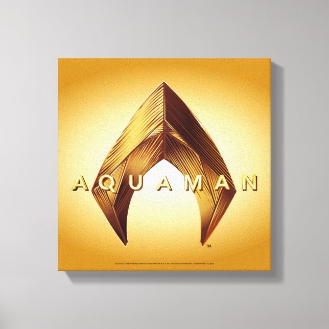 Toile Logo d'or d'Aquaman | Aquaman (Recto)