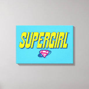 Toile Logo Pop Supergirl