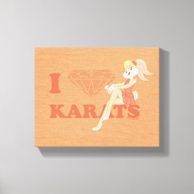 Toile Lola Bunny I Heart Karats (Recto)