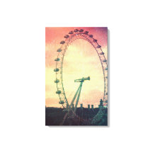 London Eye au lever du soleil