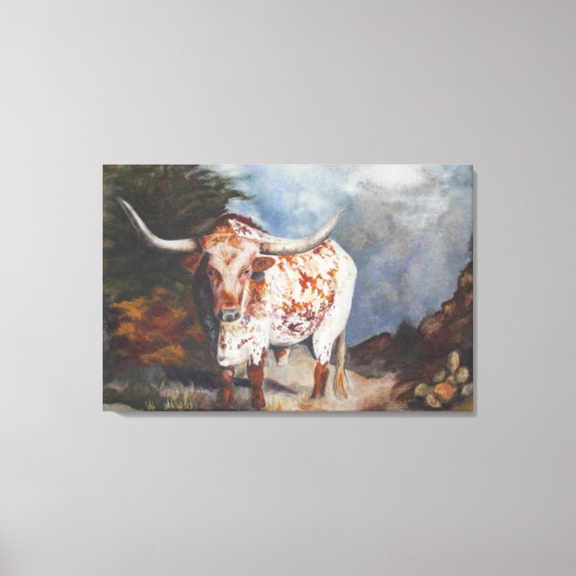 Toile Lone Star Longhorn (Recto)