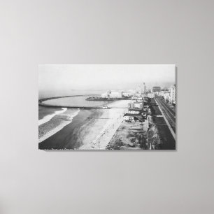 Toile Long Beach, California Rainbow Pier et Ocean