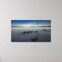 Longévité du matin rocheux au lac Taupo