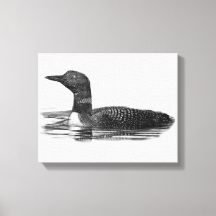 Toile Loon sur le lac