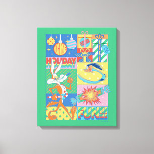 Toile LOONEY TUNES™   Plaisir des Fêtes