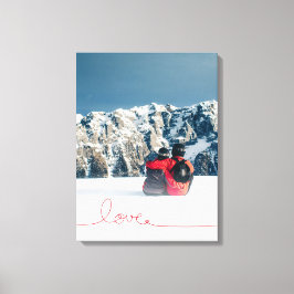 Toile Loopy Love Heart String Simple Knot Modern Photo